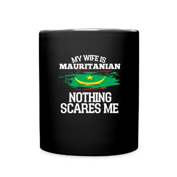 Mauritius - Tasse einfarbig - Schwarz - Vorne