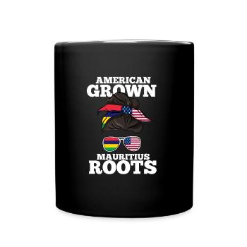 Mauritius - Tasse einfarbig - Schwarz - Vorne