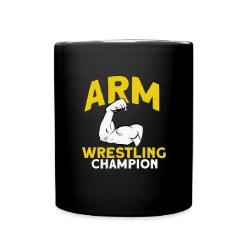 Arm wrestling - Full Colour Mug - black - Front