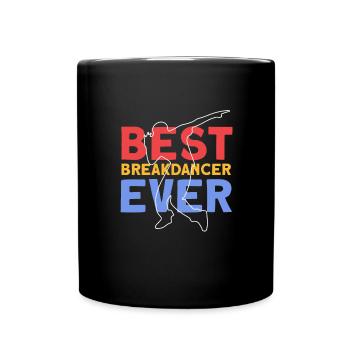 Breakdancing - Tasse einfarbig - Schwarz - Vorne