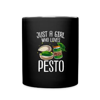 Pesto - Tasse einfarbig - Schwarz - Vorne