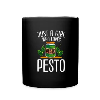 Pesto - Tasse einfarbig - Schwarz - Vorne