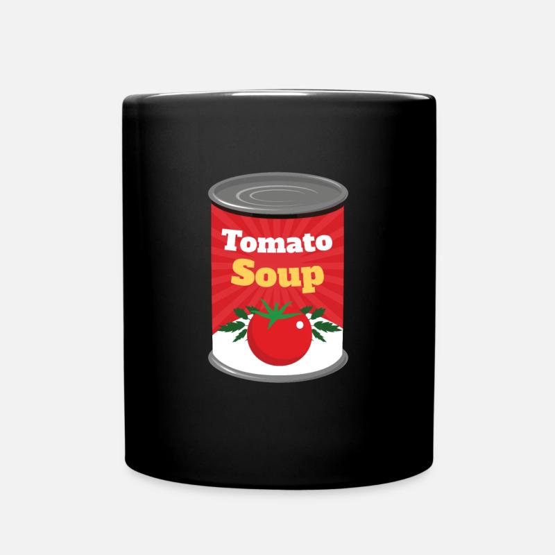 Tomatensuppe Suppe Tomaten Gemüse - Tasse einfarbig - Schwarz