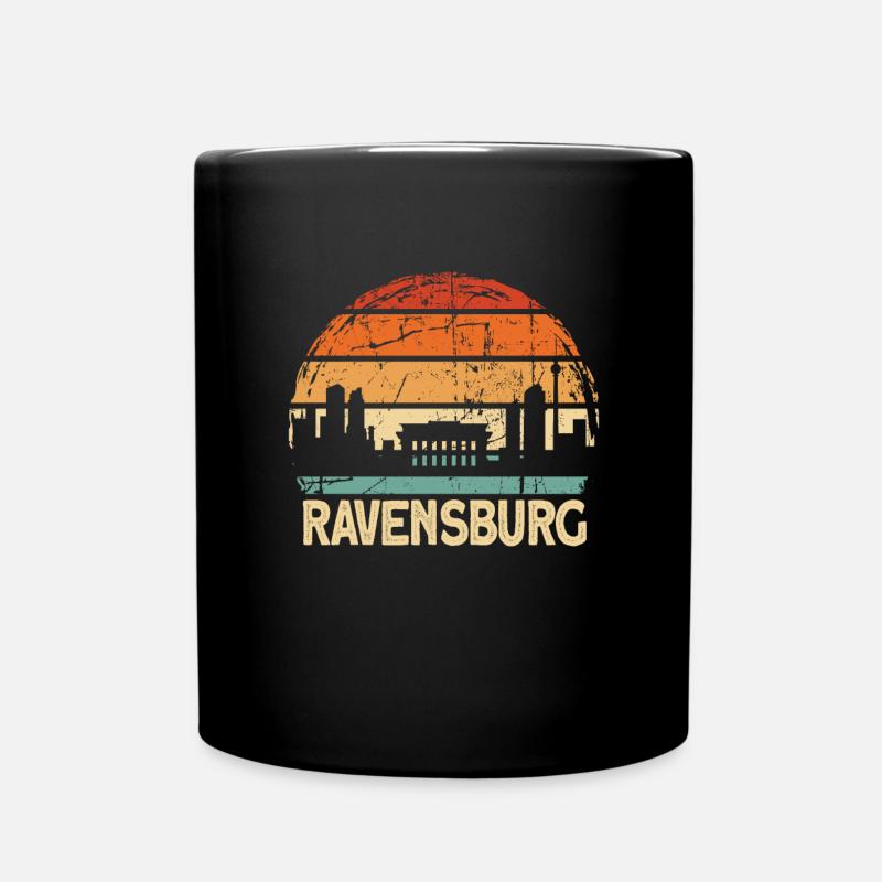 Ravensburg - Tasse einfarbig - Schwarz