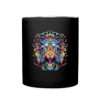 Œuvre d’art Lion Festival EDM Art - Mug uni - noir - Devant