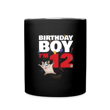 Easily distracted by vultures - Full Colour Mug - black - Front