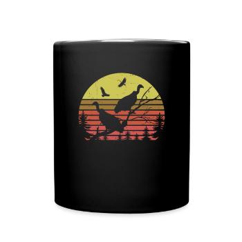 Retro Vulture - Full Colour Mug - black - Front