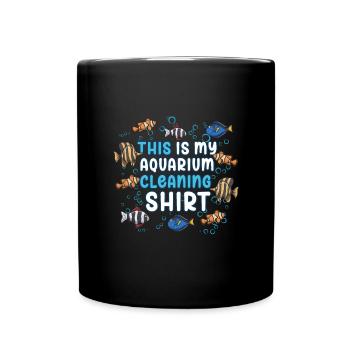 Aquarium Fish Gift - Full Colour Mug - black - Front
