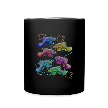 Aquarium Fish Gift - Full Colour Mug - black - Front