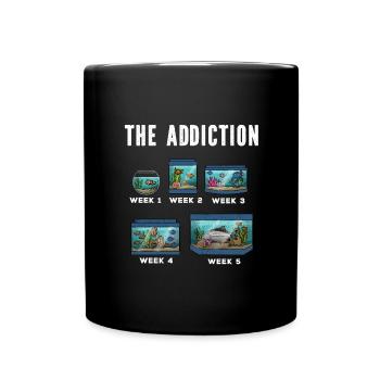 Aquarium Fish Gift - Full Colour Mug - black - Front