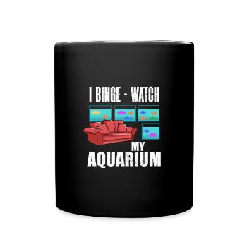Aquarium Fish Gift - Full Colour Mug - black - Front