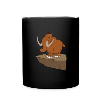 Mammouth - Mug uni - noir - Devant