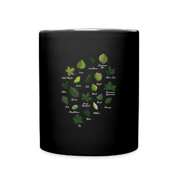 Leaves, Varieties, Trees, Forest, Nature, Plant - Full Colour Mug - black - Front