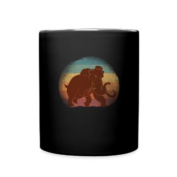 Mammouth - Mug uni - noir - Devant