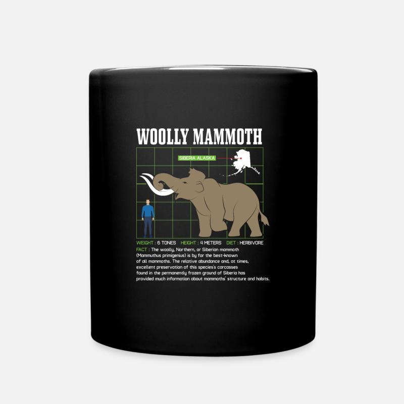 Mammut - Tasse einfarbig - Schwarz