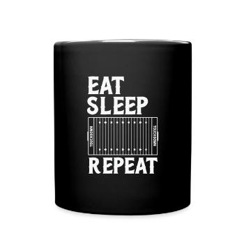 Football américain - Mug uni - noir - Devant