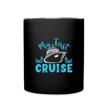 Cruise Cruise Ship Gift - Full Colour Mug - black - Front