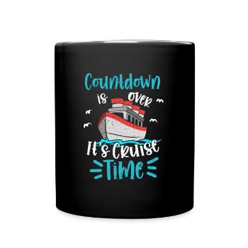 Cruise Cruise Ship Gift - Full Colour Mug - black - Front