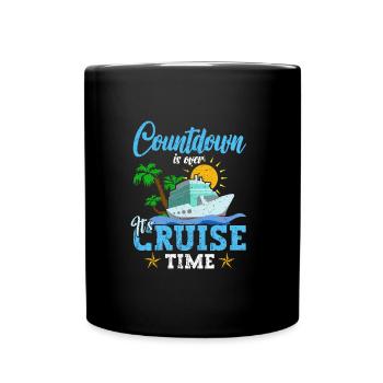 Cruise Cruise Ship Gift - Full Colour Mug - black - Front