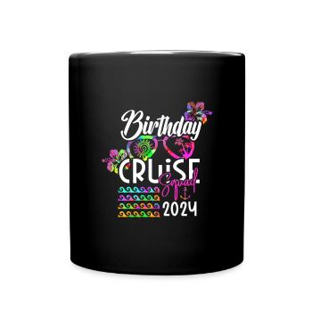 Cadeau de bateau de croisière - Mug uni - noir - Devant