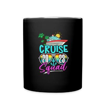 Cadeau de bateau de croisière - Mug uni - noir - Devant