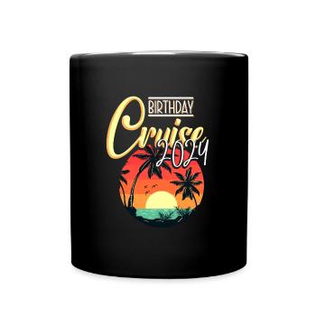 Cruise Cruise Ship Gift - Full Colour Mug - black - Front