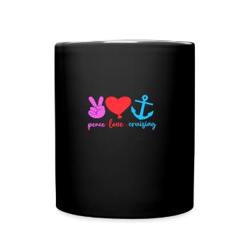 Cadeau de bateau de croisière - Mug uni - noir - Devant