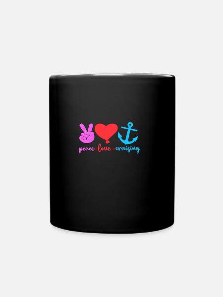 Kreuzfahrt Kreuzfahrtschiff Geschenk - Tasse einfarbig - Schwarz