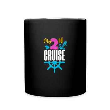 Cruise Cruise Ship Gift - Full Colour Mug - black - Front