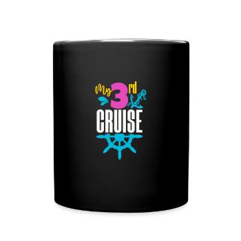 Cruise Cruise Ship Gift - Full Colour Mug - black - Front