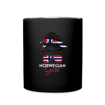 Norvégienne - Mug uni - noir - Devant
