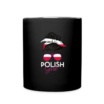 Polish Girl - Full Colour Mug - black - Front