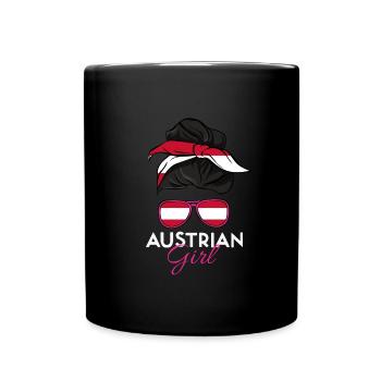 Austrian Girl - Full Colour Mug - black - Front