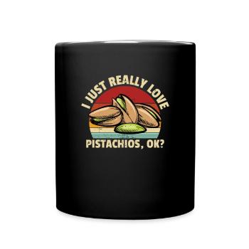 Kiwi - Tasse einfarbig - Schwarz - Vorne