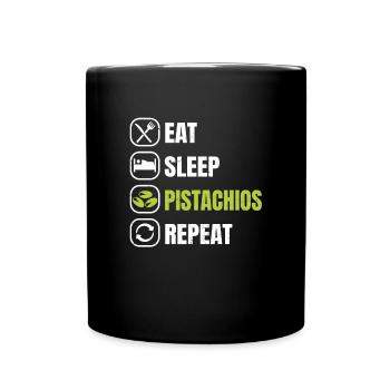 Pomegranate Food Christmas - Full Colour Mug - black - Front
