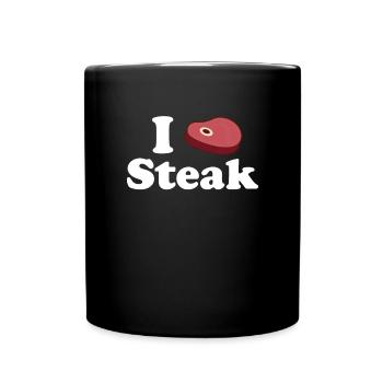Kiwi - Tasse einfarbig - Schwarz - Vorne