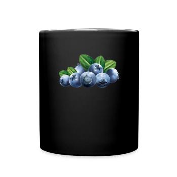 Blauberren Blauberre Geschenk - Tasse einfarbig - Schwarz - Vorne