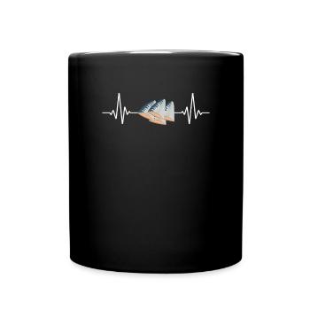 Mackrel Mackrel Saltwater Fish Fishing - Full Colour Mug - black - Front