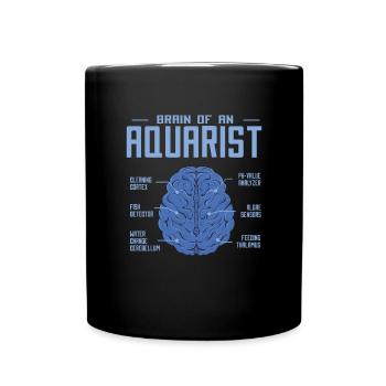 Aquarium - Mug uni - noir - Devant