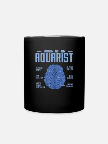 Aquarium - Tasse einfarbig - Schwarz