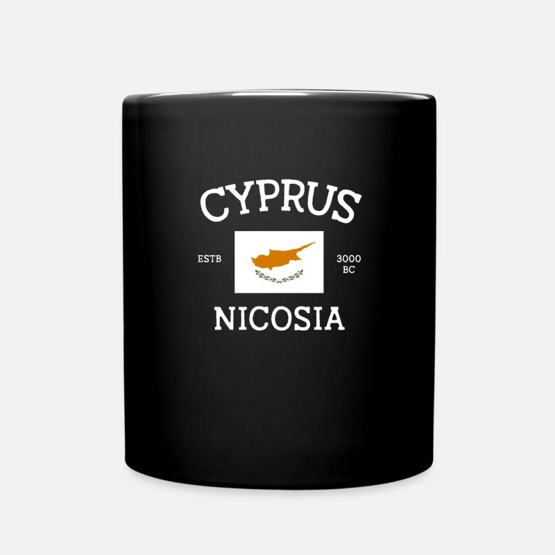 Chypre - Mug uni - noir