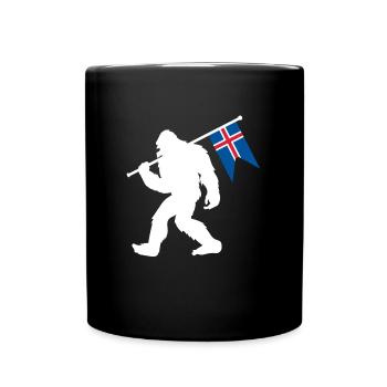 Island Bigfoot - Full Colour Mug - black - Front