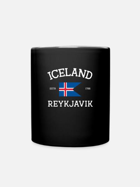 Islande - Mug uni - noir