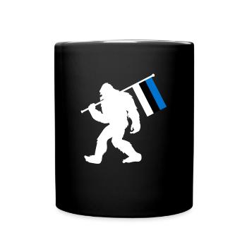 Estonie Bigfoot - Mug uni - noir - Devant