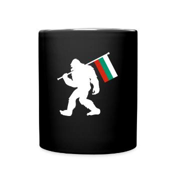Bulgaria Bigfoot - Full Colour Mug - black - Front
