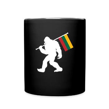 Lithuania Bigfoot - Full Colour Mug - black - Front