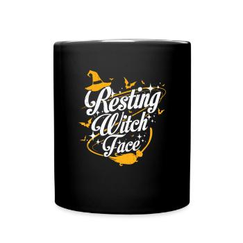 Hexen ruhen. - Tasse einfarbig - Schwarz - Vorne