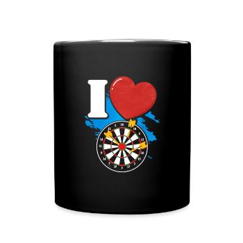 Darts - Full Colour Mug - black - Front