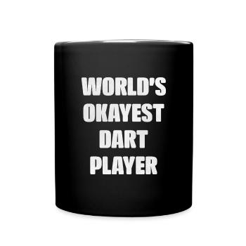 Darts - Tasse einfarbig - Schwarz - Vorne