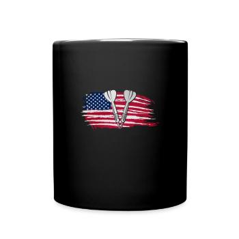 Darts - Full Colour Mug - black - Front